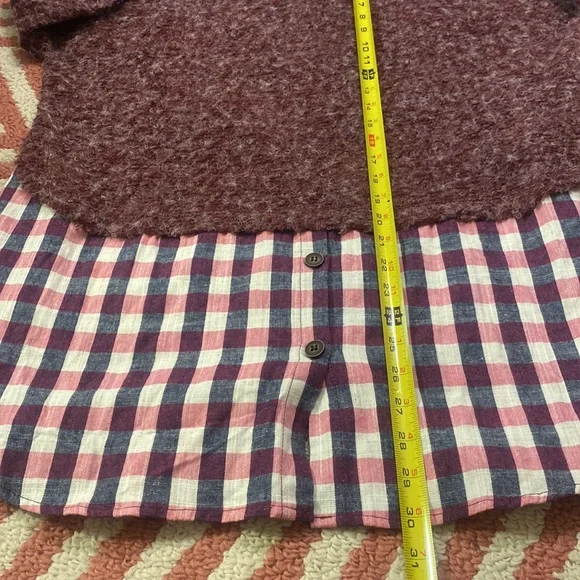 NWT WONDERLAND by ORANGE size L wool blend blend funky sweater/blouse - Picture 11 of 11